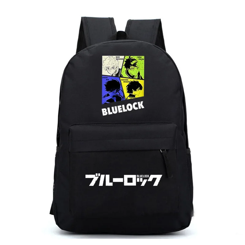 

Japanese Anime Blue Lock Print Backpacks for Students School Bag for Women Men Large Capacity Back to School Backpacks