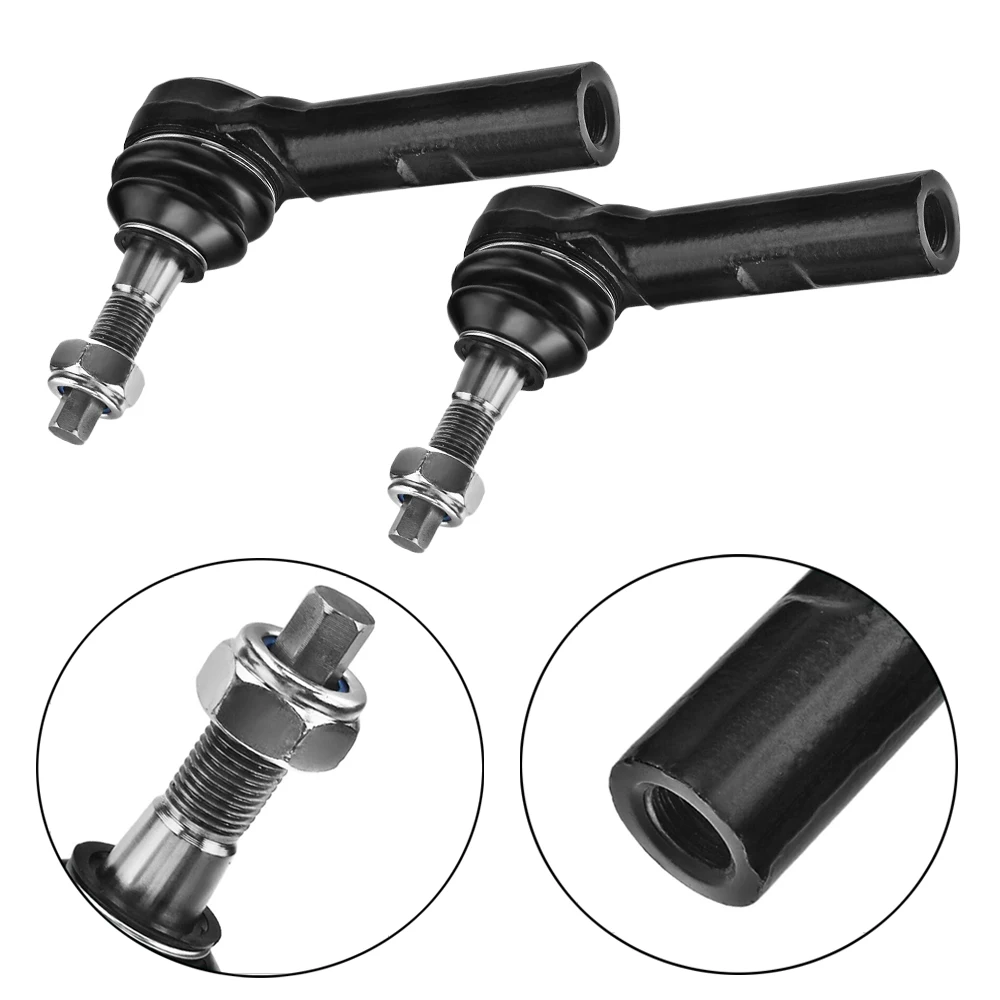 2Pcs Outer Tie Rod End Auto Parts for Chrysler 300 Dodge Challenger Mitsubishi Ram Dakota RWD 52013468AB Car Accessories