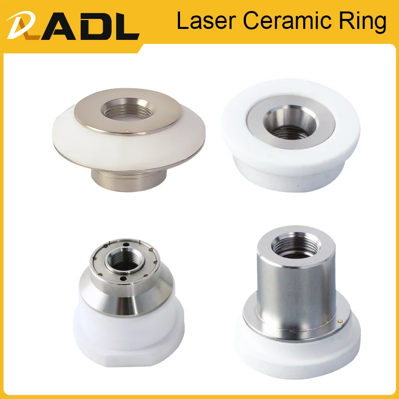 ADL  Laser Ceramic Ring Dia.18mm 31mm Welding Nozzles Holder Part High 10.6mm 28.5mm for 1064nm Laser Cutting Machine Head