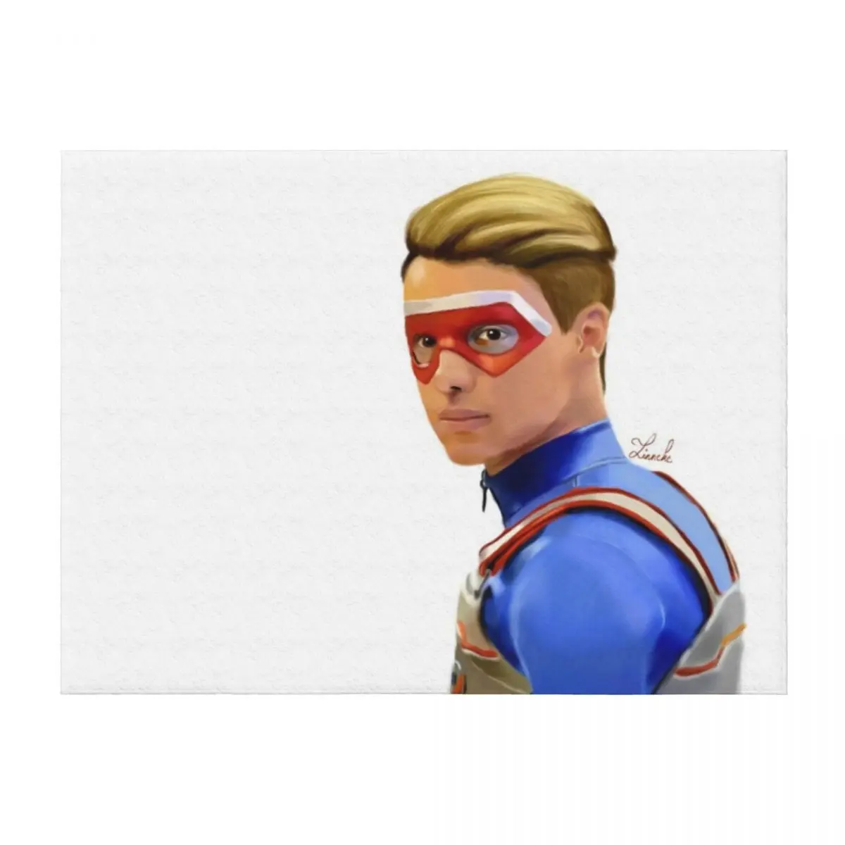 

Kid Danger - Heroic Sketch Throw Blanket Soft Big heavy to sleep Sleeping Bag Flannel Fabric Blankets