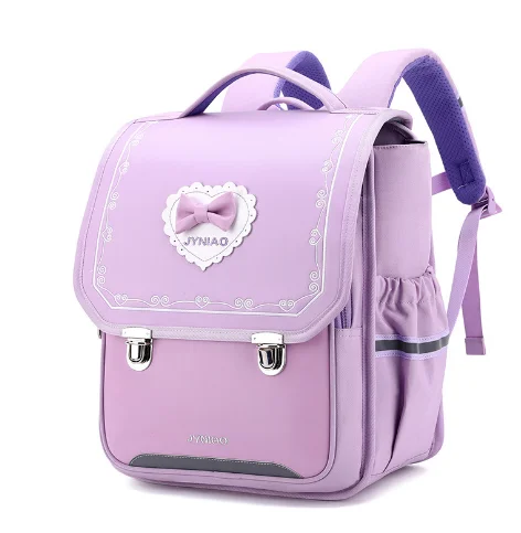 Children Waterproof PU Japanese Backpack bookbag satchel Japanese school bag for girls and boys   Children Book Bag for school