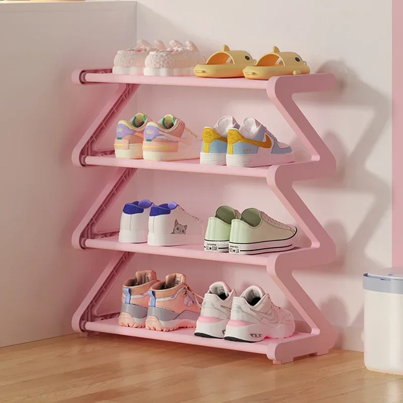 

Modern Personalized Shoerack For Entrance Small Portable Storage Shoe Rack Simple Plastic Household Shoe-shelf For Dormitory