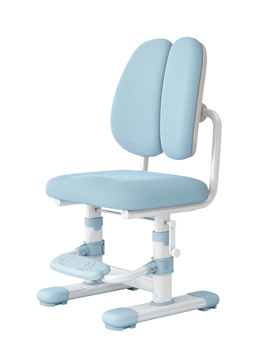 Children, study chair, liftable, adjustable, corrected, sitting position, backrest, stool