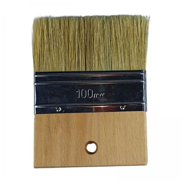 Wide Paint Brush Wooden Handle Durable Bristles Painting Brush for Home Renovation Wall Door Edge Finishing