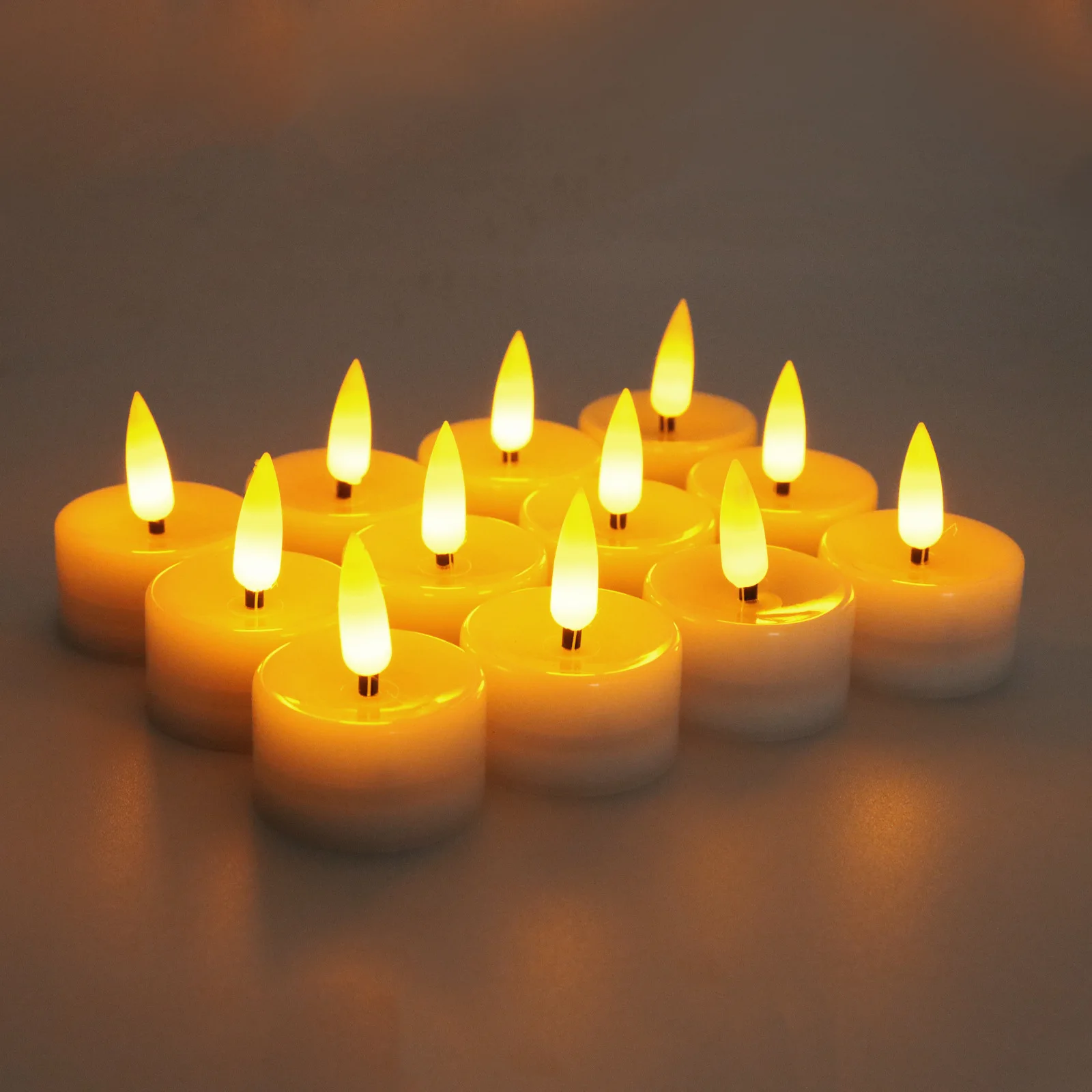 6/12/24/48PCS LED Candle Lights Battery Powered Flameless Flickering Tea Lights Tealight For Wedding Home Birthday Party Decor