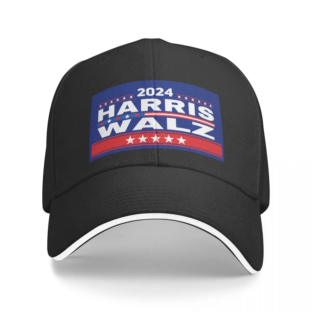 Kamala Harris Walz 2024 Outfit Unisex-Stil Baseball mützen Mützen Hut lässig Outdoor-Workouts Hysterese nhut