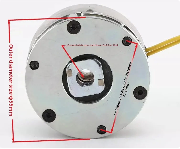 DC Micro Power-off Electromagnetic Brake DC 12v 24v Brake Mechanical Motor Power-off Brake