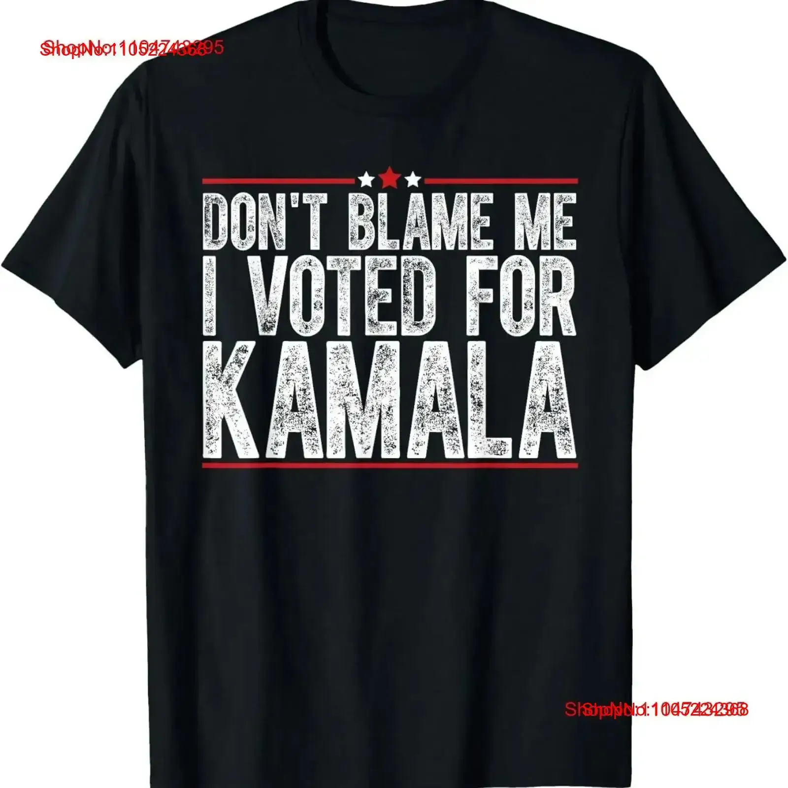 

Футболка Don't Blame ME I Voted for Kamala 2024, винтажная стираная уличная одежда, топ, повседневная одежда, мужская слегка универсальная винтажная одежда
