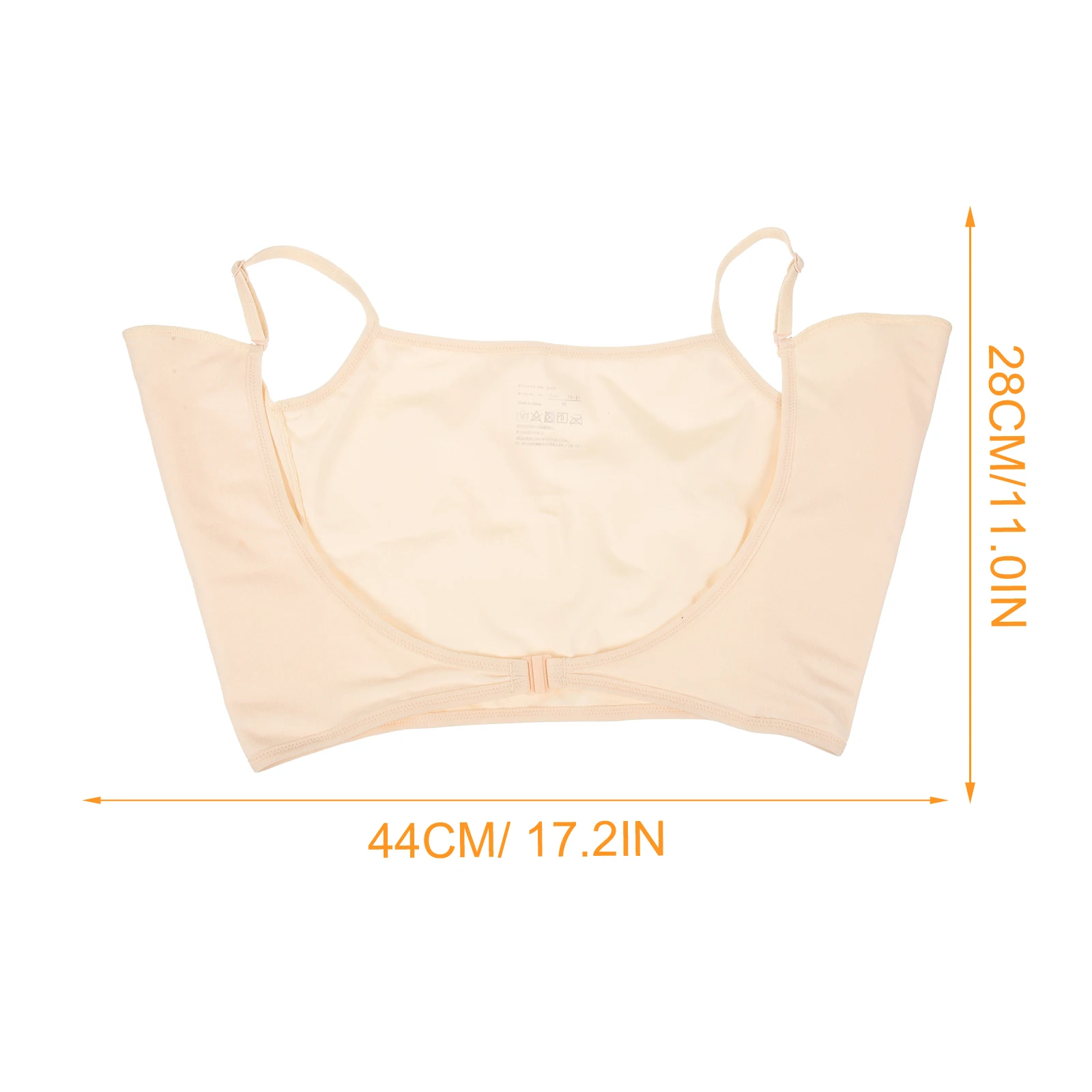 

Summer Thin Underarm Sweat Vest Armpit Pads for Women Absorbent Shirts Underarm Sweat Vest Reusable Small Chocolate L