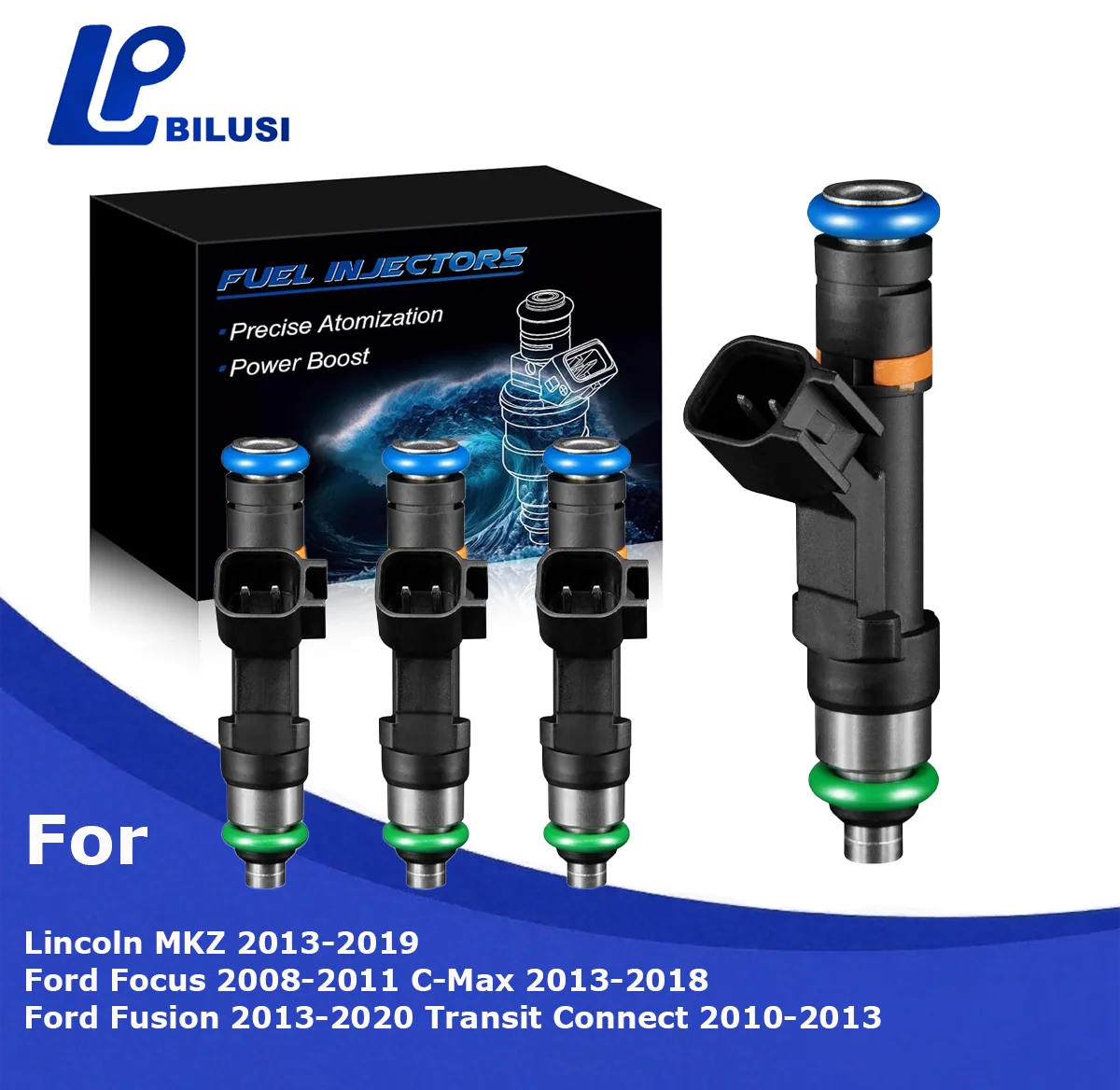 

Bilusi 0280158179 2.0L L4 Fuel Injector For Ford Fusion 13-20 Transit Connect 10-13 For Lincoln MKZ 13-19 FJ993 822-11209