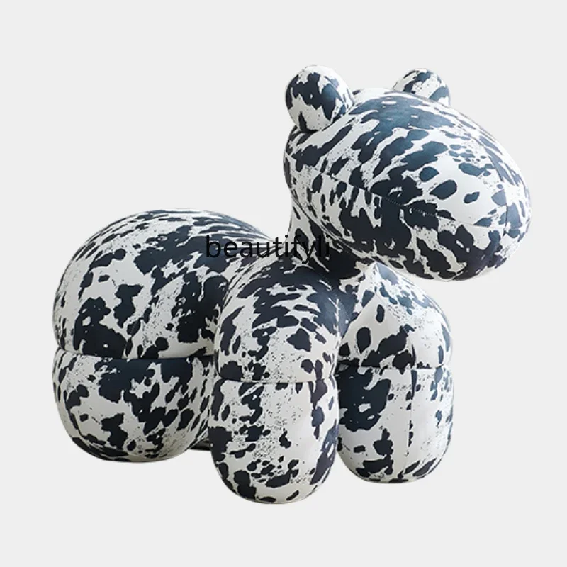 

Leisure Chair Animal Stool Seat Creative Pony Stool Chair Living Room Decoration living room furniture