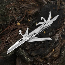 Multifunctional knife Outdoor tools Folding knife Pocket knife Camping equipment, scissors, bottle opener, window breaker