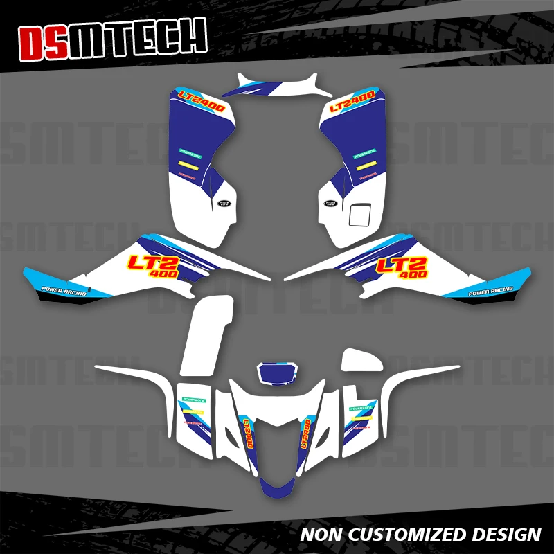 

DSMTECH For SUZUKI LTZ400 LTZ 400 2003 2004 2005 2006 2007 2008 Graphics Decals Sticker Motorcycle Background Custom Number 004