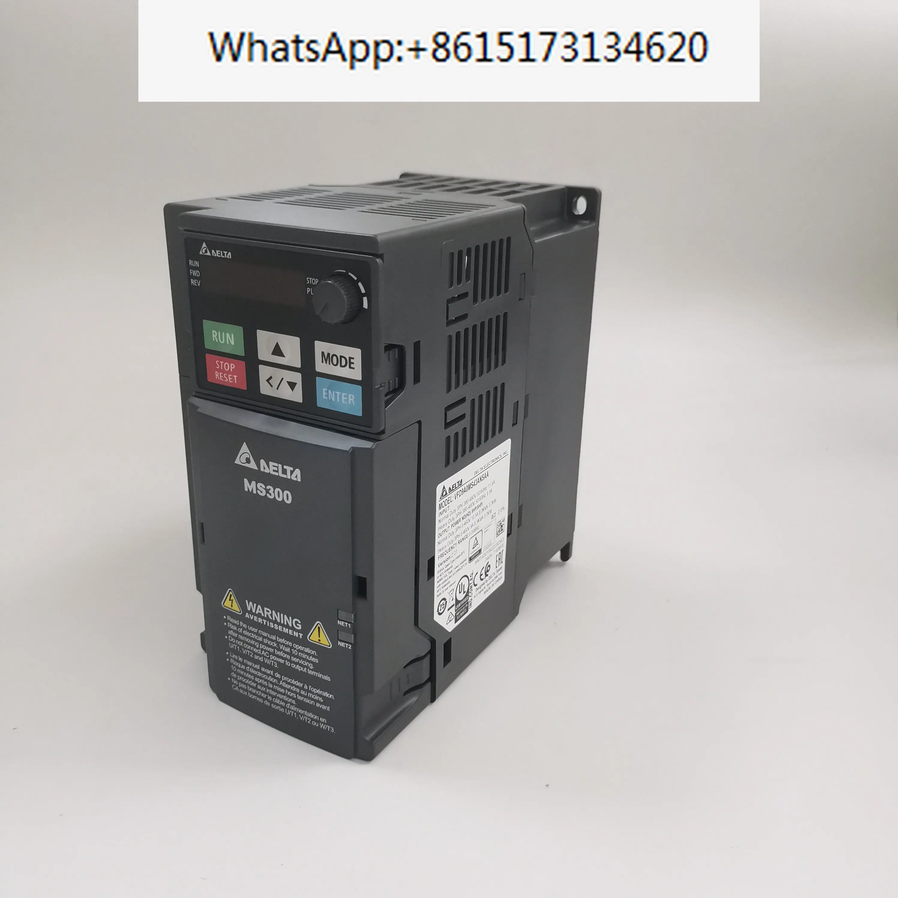 

Трехфазный инвертор Delta AC Drive серии MS300, 460 В, кВт, VFD9A0MS43ANSAA, драйвер частоты переменного тока