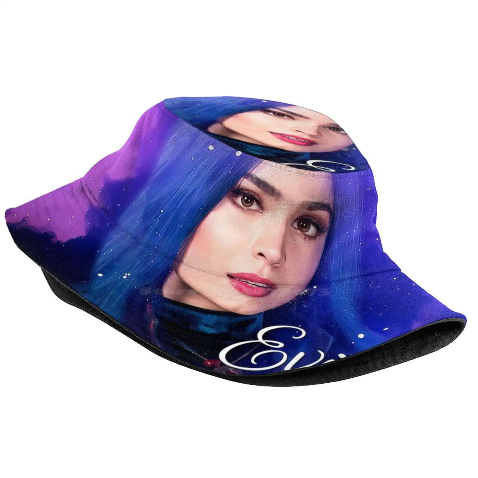 Evie Blue Princess - Descendants 3 Sun Cap Fisherman Hat Bucket Hats Descendants Evie Descendants 3 Evie Evie Descendants 3