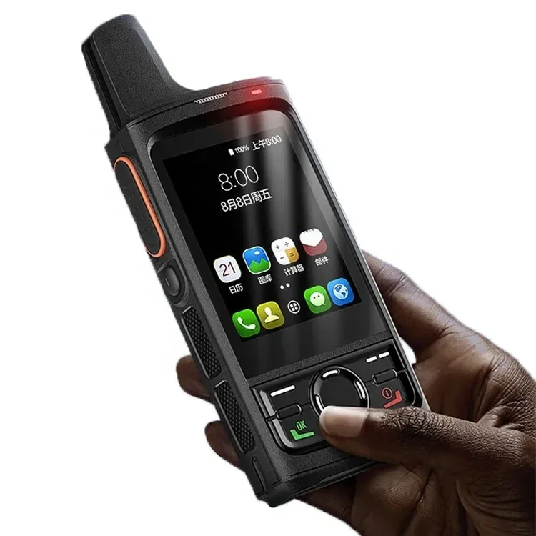 4G POC Radio  T8 Dual SIM Card Dual Standby with cam era GPS PTT Over Cellular Radio Without Distance Limit T8