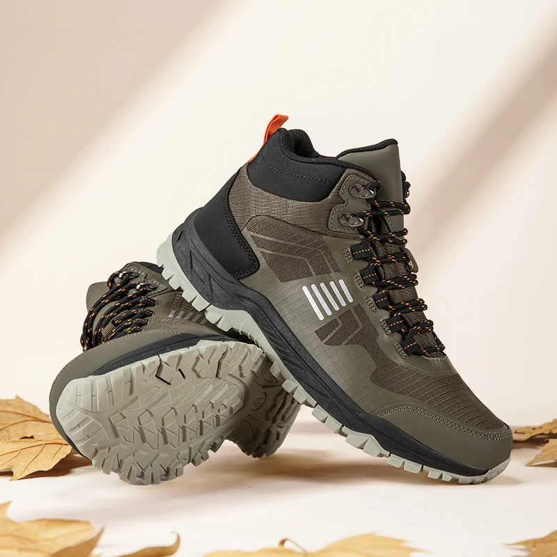 

Men's Hiking Shoes Suede Leather Outdoor Shoes Wear-resistant Men Trekking Walking Hunting Tactical Sneakers
