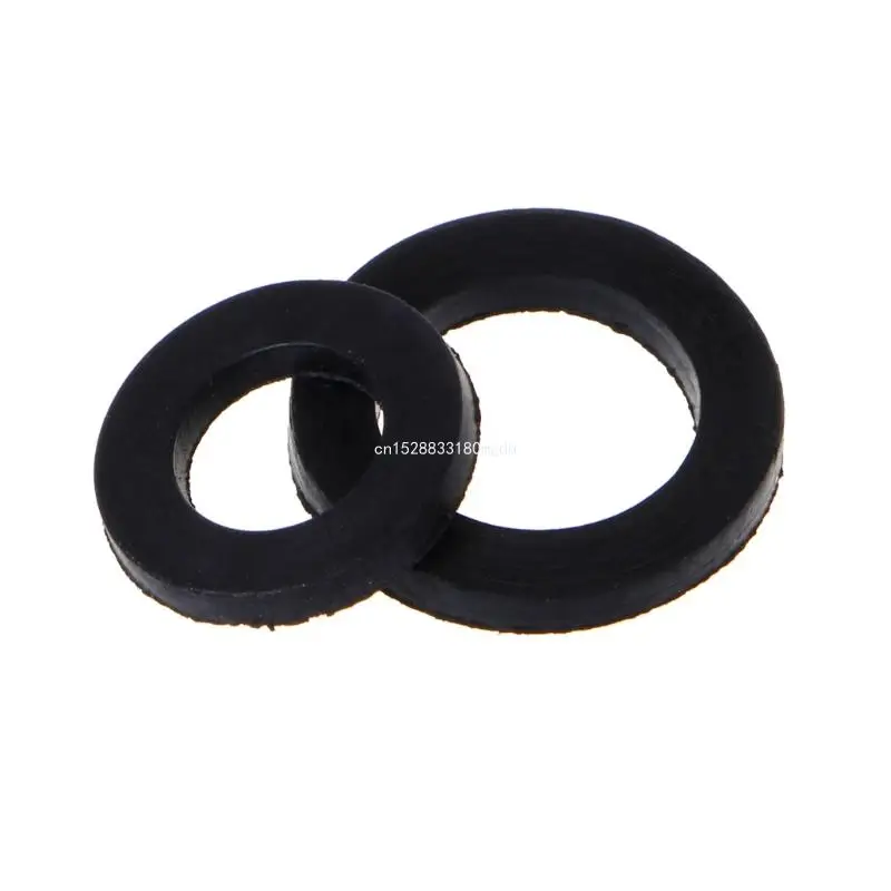 100 stuks O-Ring Platte rubberen wasmachine Douche voor hoofdafdichting Slangconnector Pakking Dropship