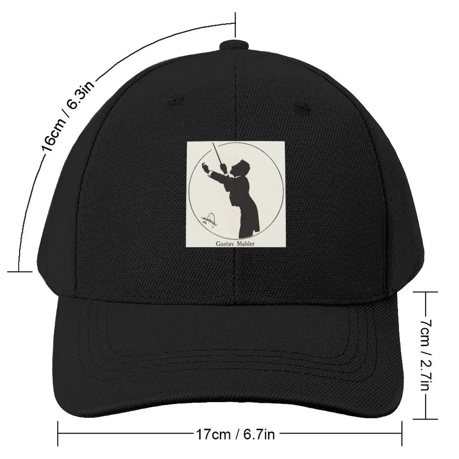 Gustav Mahler by Hans Schliessmann 12 Baseball Cap Golf Sun Cap Hat Man For The Sun Women Caps Men's