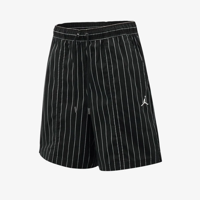 Nike genuine JORDAN new men's black and white striped fashionable shorts IR6303-010