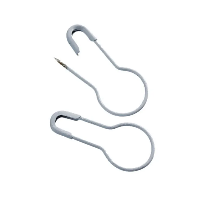 100pcs Copper Knitting Stitch Markers Safety Pin Brooches Findings Flask Gourd Bulb Shape DIY Craft Supplies Sewing Accessories