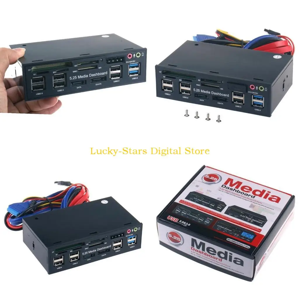 

Computer Computer Internal USB Hub Card Reader PC Dashboard