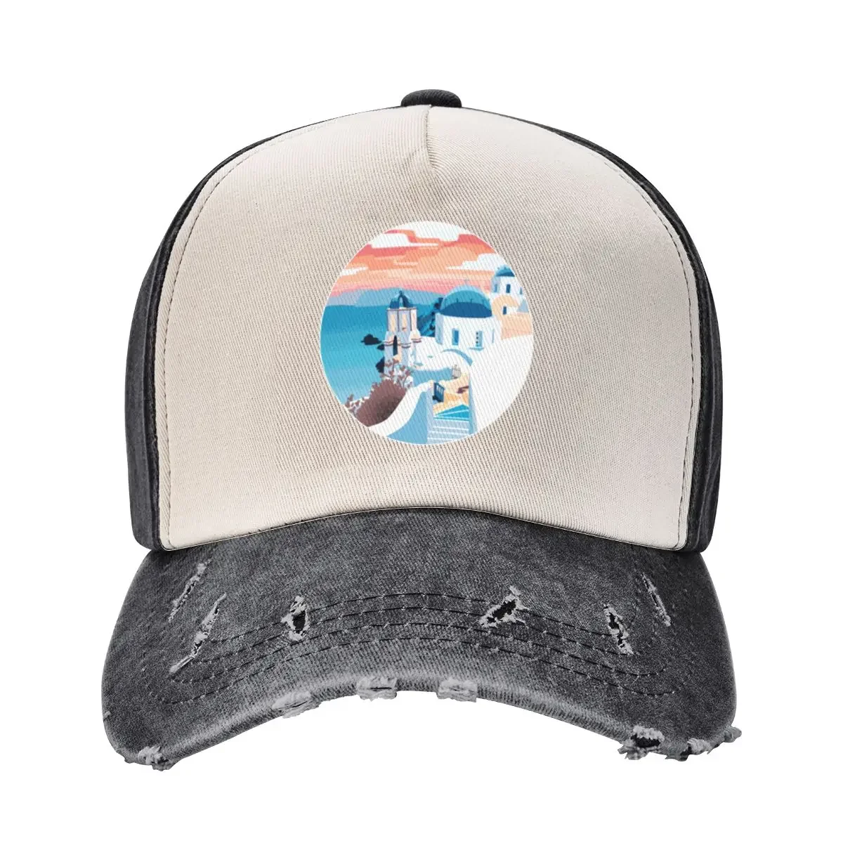 

santorini Baseball Cap Sunhat Trucker Hat sun hat Woman Hats Men's