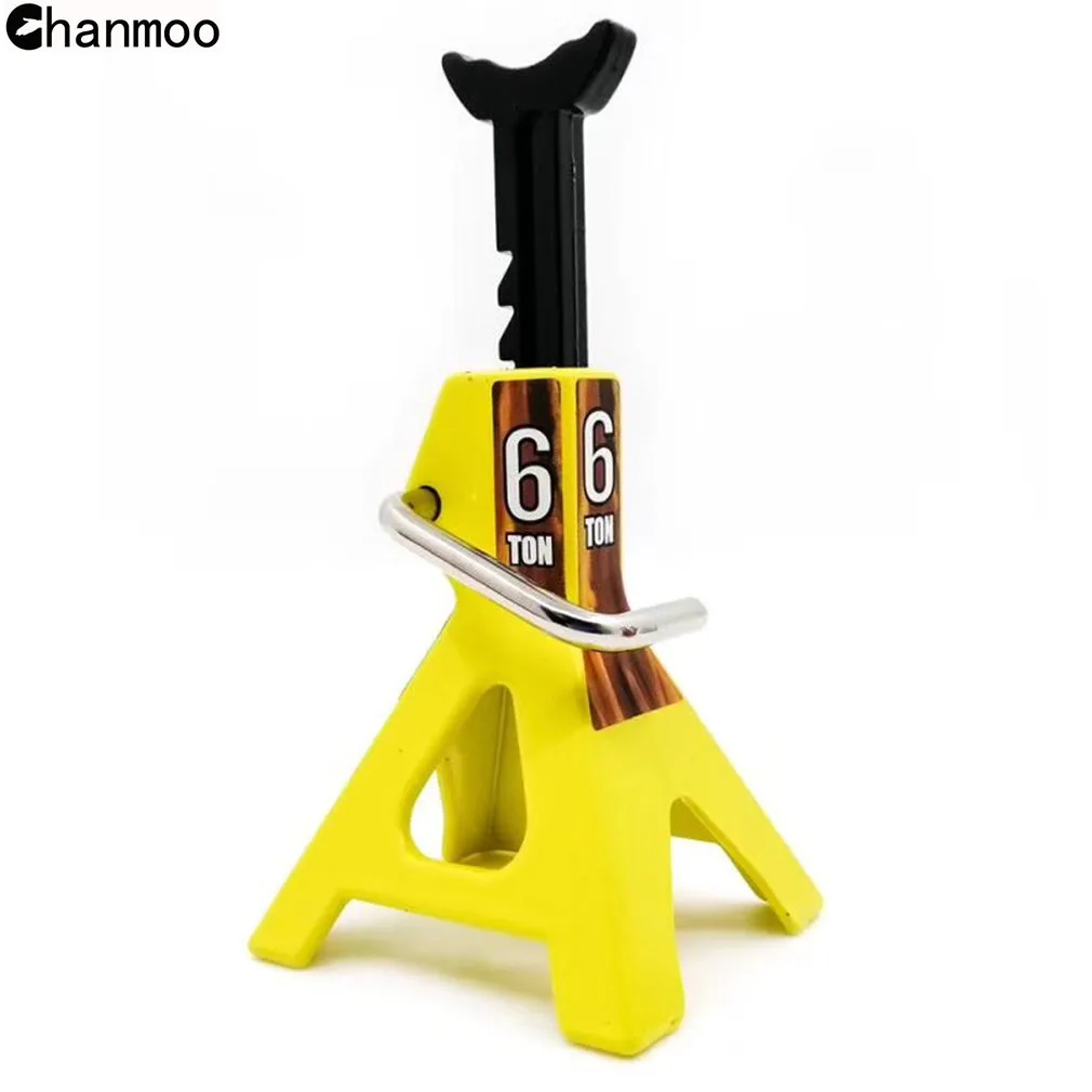 Supports de cric de Simulation RC, cric de jouet de 6 tonnes adapté aux voitures jouets RC, outil de réparation pour chenille 1/10 RC SCX10 D90 CC01 TRX4 Axial