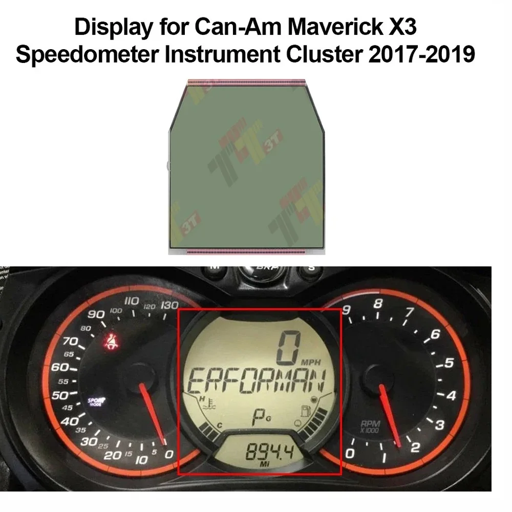 Speedometer Display for Can-Am Maverick X3 1000R Commander Outlander Cluster