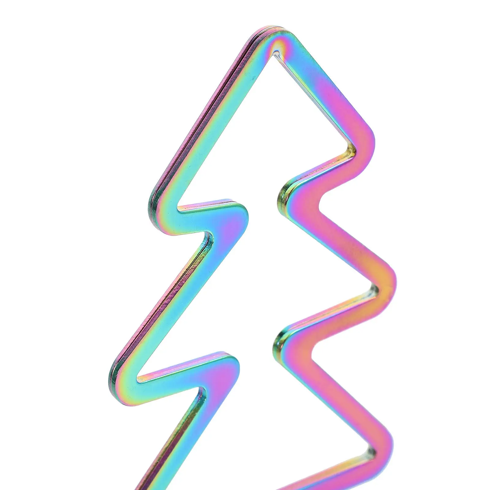 Stainless Steel Christmas Tree Card Holder Office Home Memo Clip Multi Functional Photo Greeting Card Display Stand