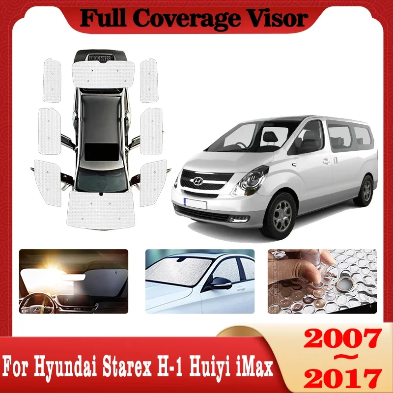 

Full Car Coverage Sunshade For Hyundai Starex H-1 Huiyi iMax 2007-2017 Sun Visor Car Window Visor Sunshield Anti-UV Accessories