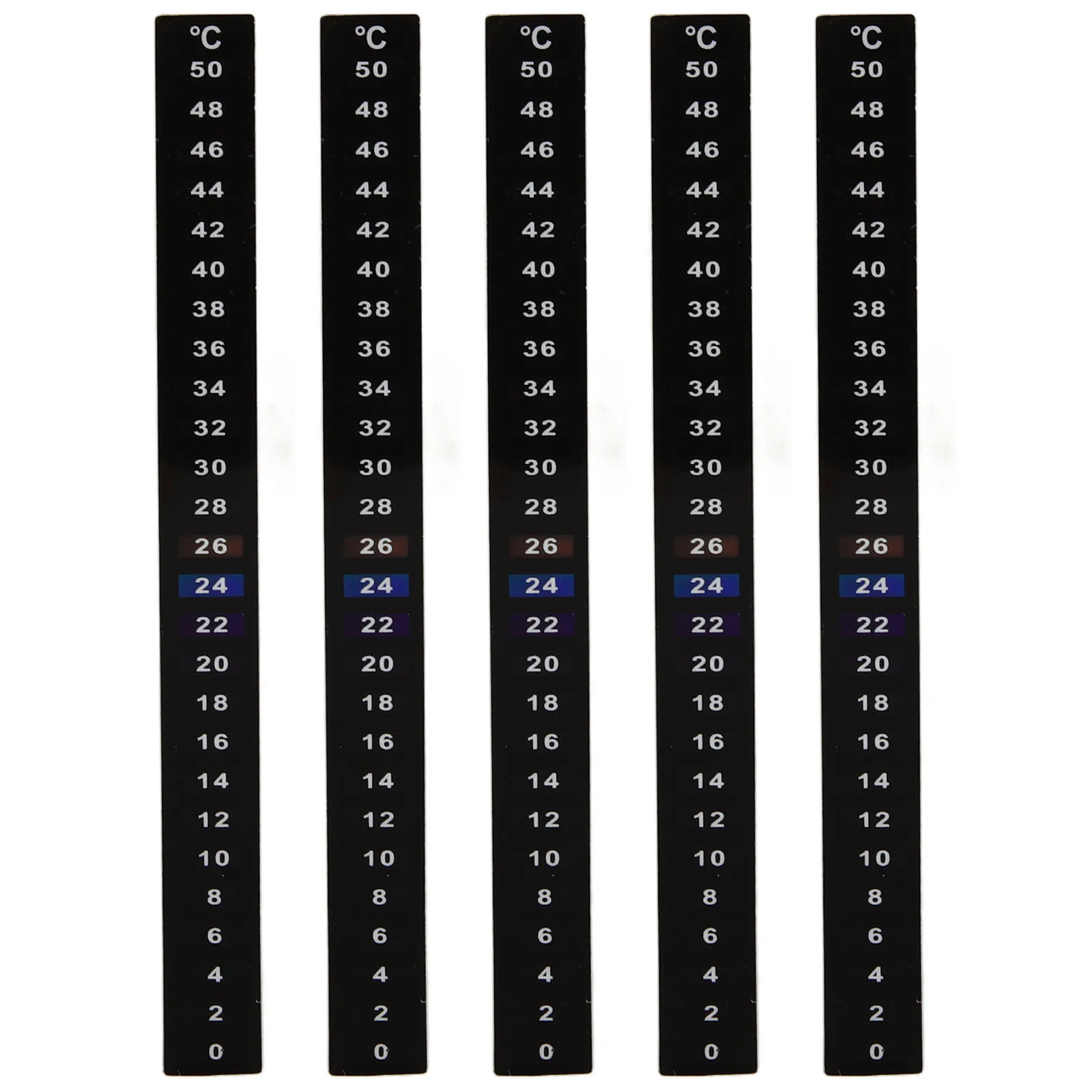 

5pcs Stick On Thermometer Sticker For Fermentation Accurate Temperature Testing Home Brewing Use Thermometer Sticker