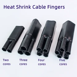1KV Cable Heat Shrinkable Finger Sleeve Two-core/Three-core/Four-core/Five-core Shrink Branch Insulation Protective Sleeve