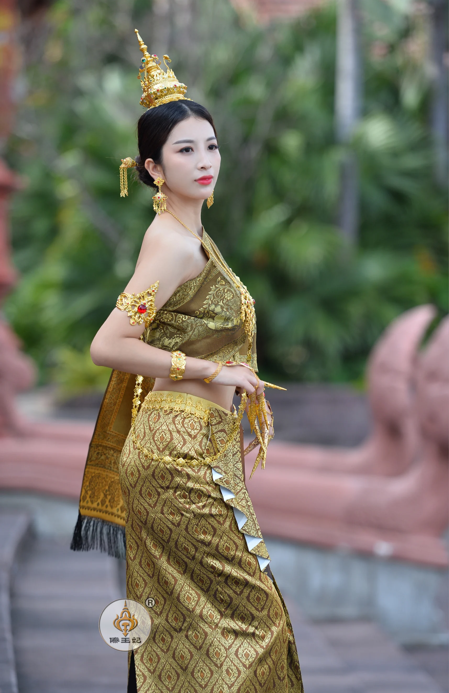 Vêtements traditionnels thaïlandais imbibés pour femmes, robe tube Dai, châle, studio, voyage, accessoires de photographie, uniforme de performance sur scène