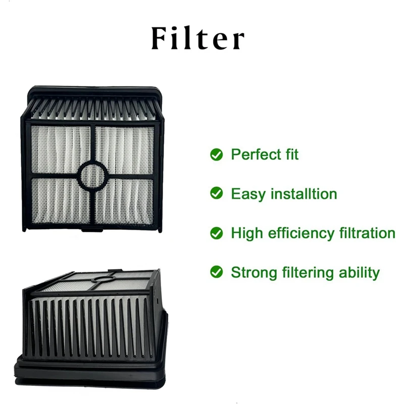 Kit de rolo e filtro de escova para dreame trouver k10 e k10 pro, peças de reposição para aspirador de pó sem fio seco e molhado