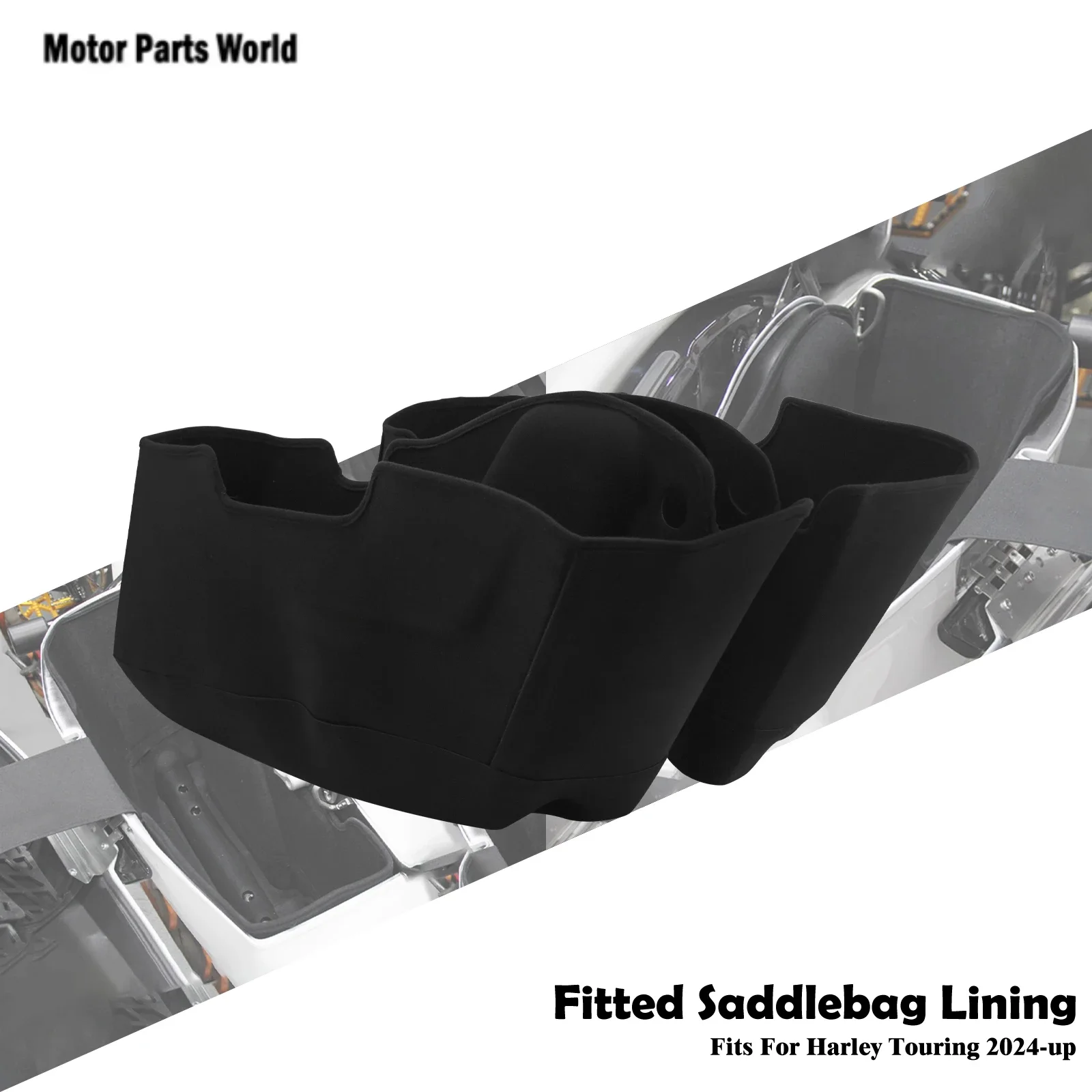 

For Harley Touring Road Street Glide FLHX FLTRX 2024 2025 Motorcycle side box Saddlebag Lining Soft Saddle Bag baulet Liners