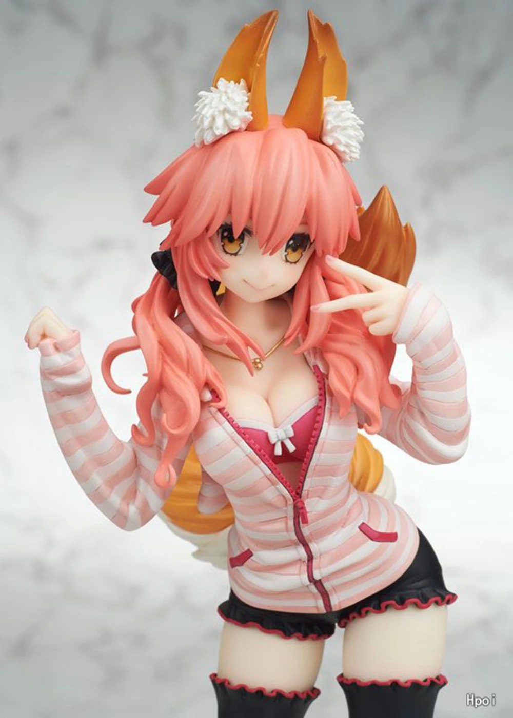 25CM Anime Fate/Extra CCC Tamamo geen Mae Figuur 1/7 Caster Plain Kleding ver Stand Model Speelgoed pop Action Figure Collectie Geschenken