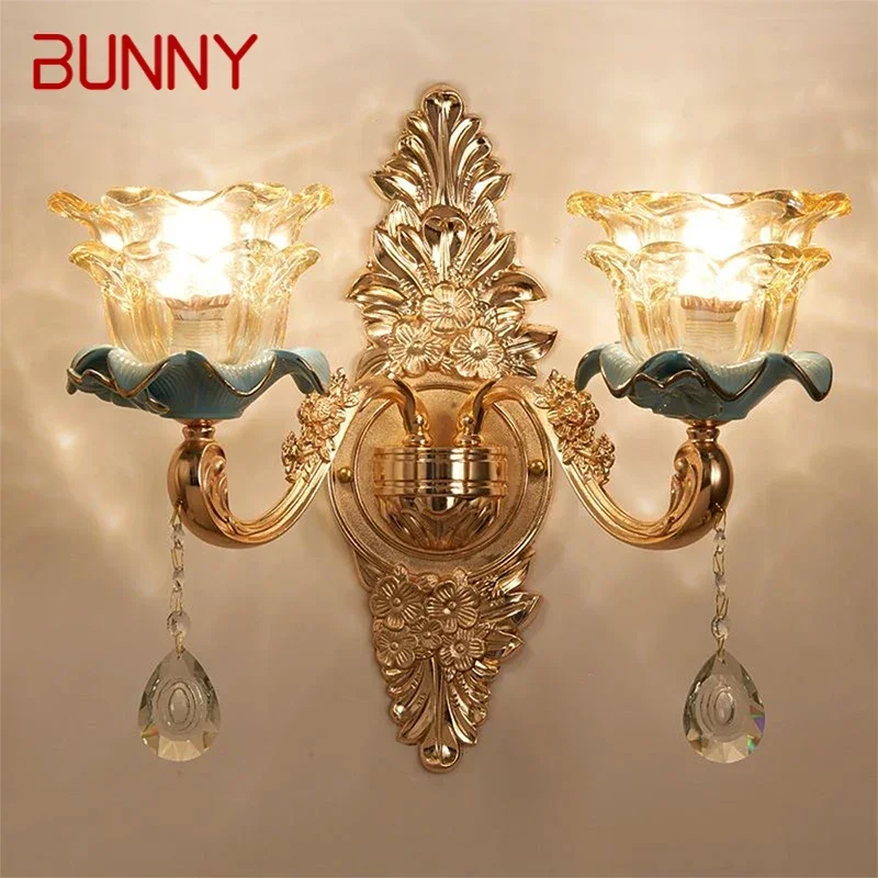 BUNNY-Applique Murale en Clip Européen, Lampe de oral et de Luxe pour Salon, Chambre à Coucher, Couloir, Villa, Éclairage d'Hôtel