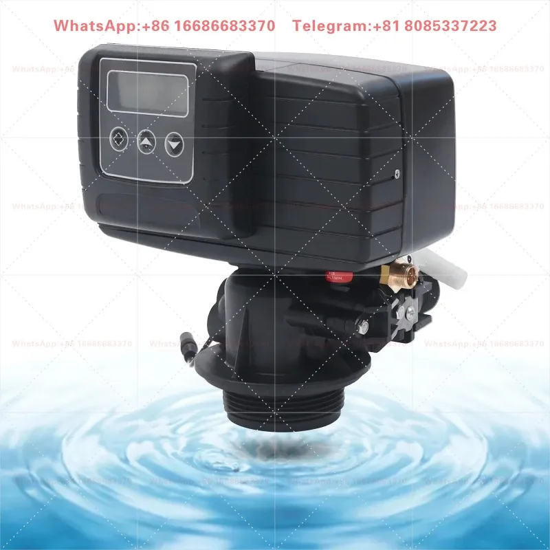 5600SXT Water Softener Valve, Time Type Digital Control Valve for Water Softeners 110V 3W Automatic Operating Meter Filter