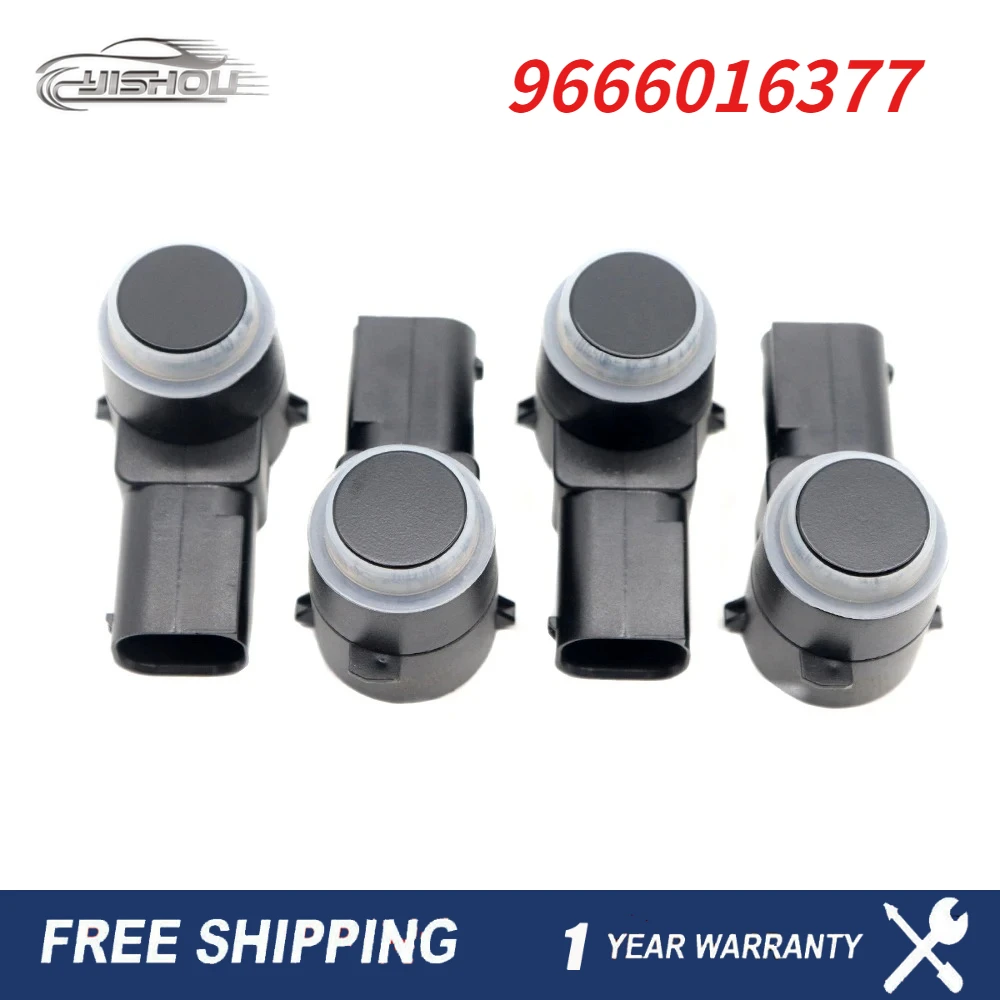 

Датчик парковки, бампер, помощь при заднем ходом, 4 шт. 9666016377, черный PDC для Citroen Berlingo C4 C5 C6 DS3, для Peugeot 307 308 407 Bipper