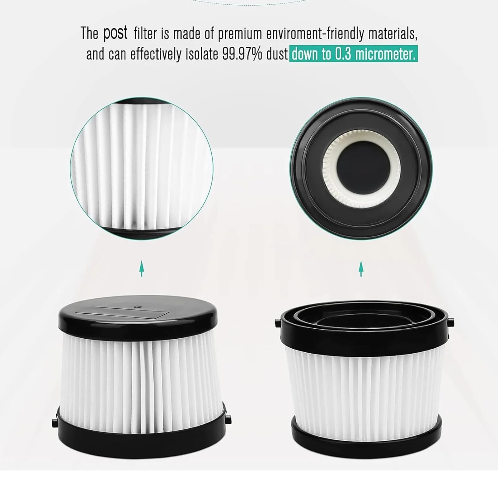 

2 шт. оригинальные фильтры для беспроводного ручного пылесоса DEWALT DCV501HB, сменные фильтры для пылесосов Makita