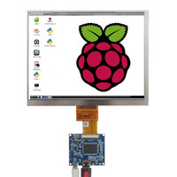 8-inch 4:3 1024x768 IPS LCD Screen mini HDMI-Compatible Driver Board,DIY Monitor Kit for Raspberry Pi computer Secondary Display