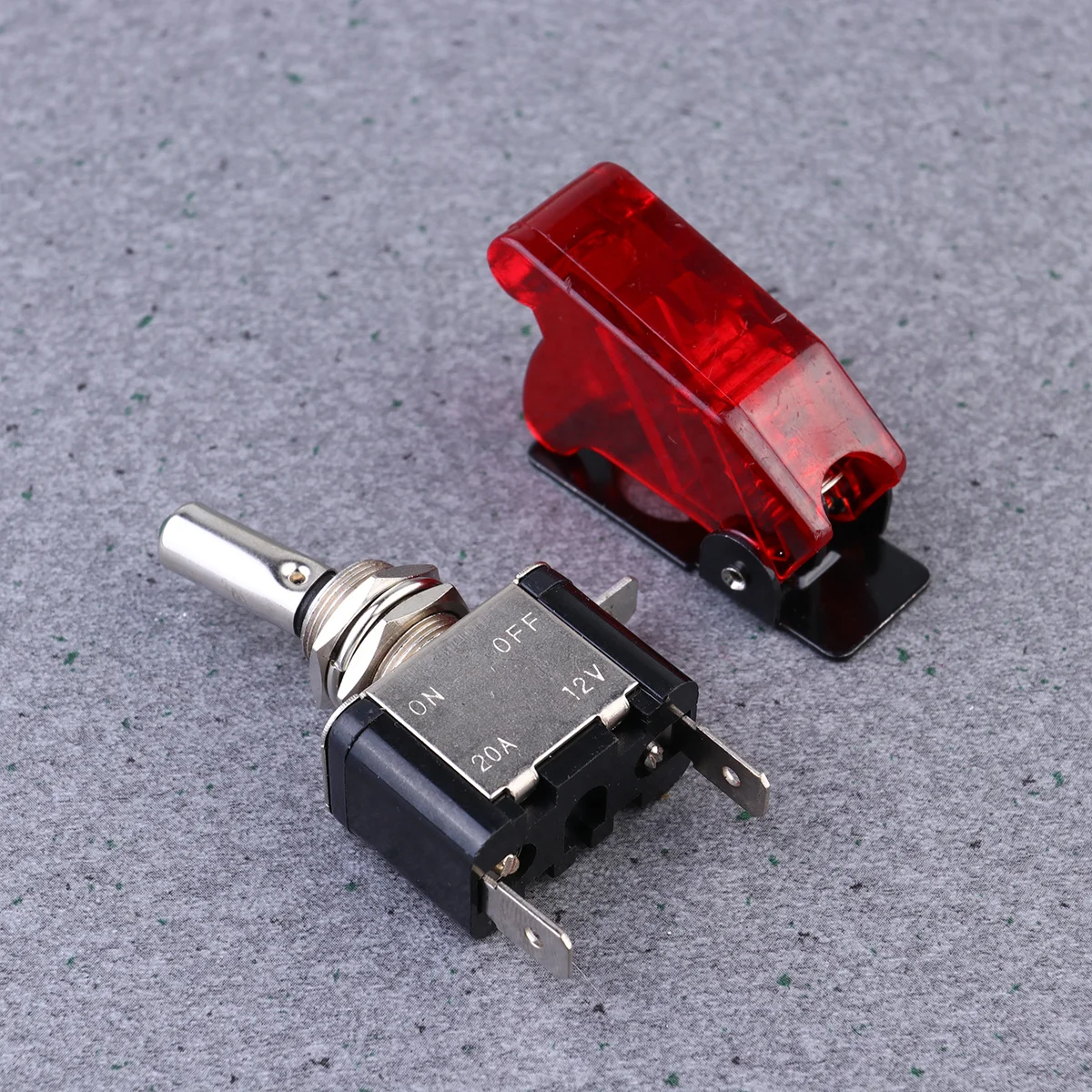 

2pcs 12V Asw-07D Led Fog Lamp Switch Red Toggle Button For Car Power On-Off Control Foglamp Replacement Switch Relay