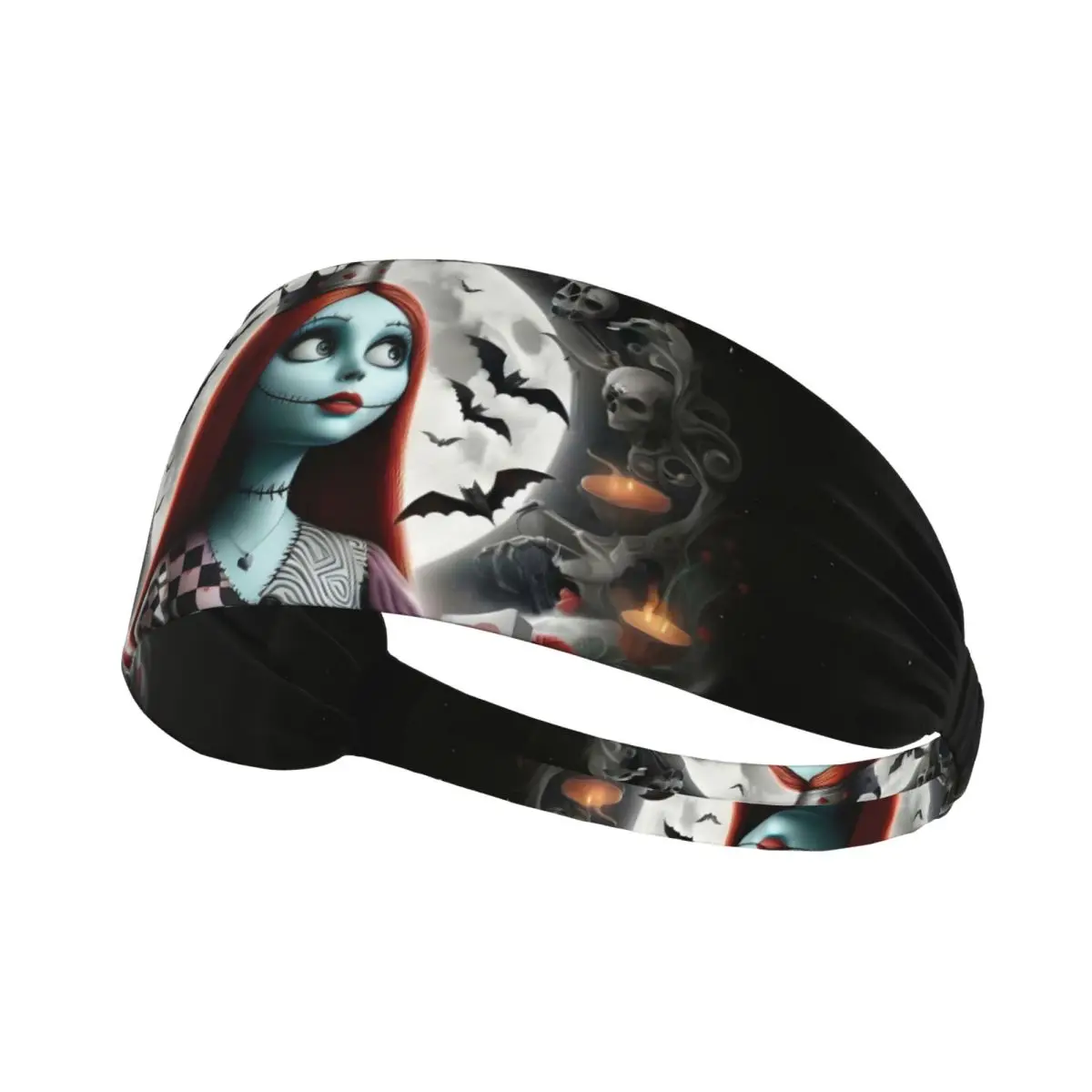 

Sally Inspired As The Queen Of Hearts Sweatband Moisture Wicking American Musical Fantasy Film Athletic Headband for Football