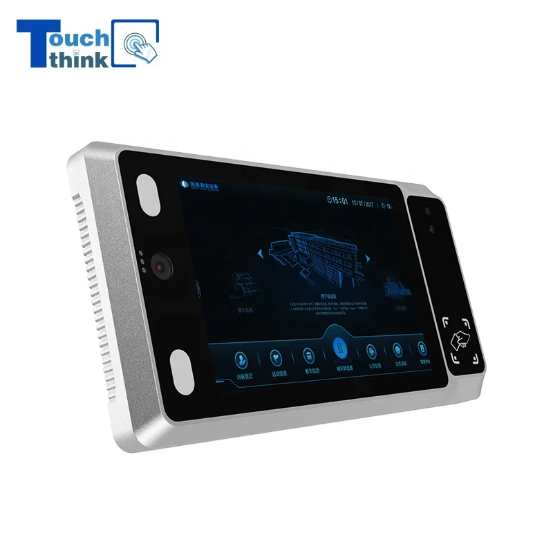 Sistema operativo Android 5.1 touch screen capacitivo da 8" 1024*768 Dispositivo di riconoscimento facciale biometrico per controllo accessi tutto in uno
