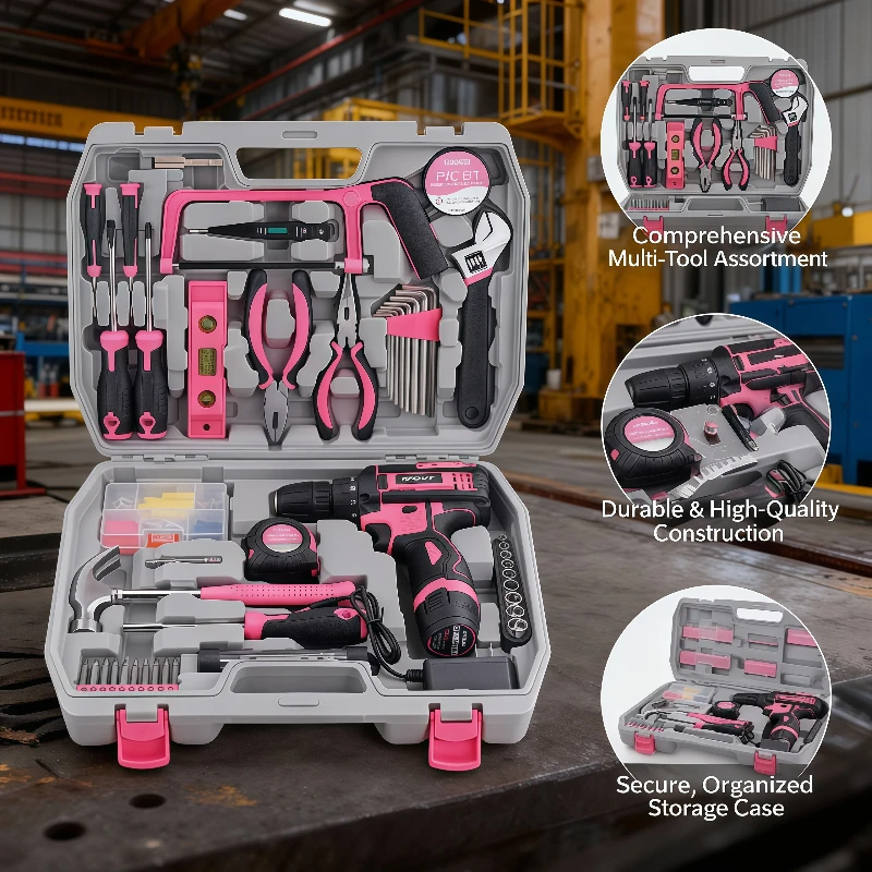 

Hand Tool Professional Multifunctional Kit Tool Set Socket Wrench Set Portable Tool Box Durable Home Auto Workshop Werkzeug Car