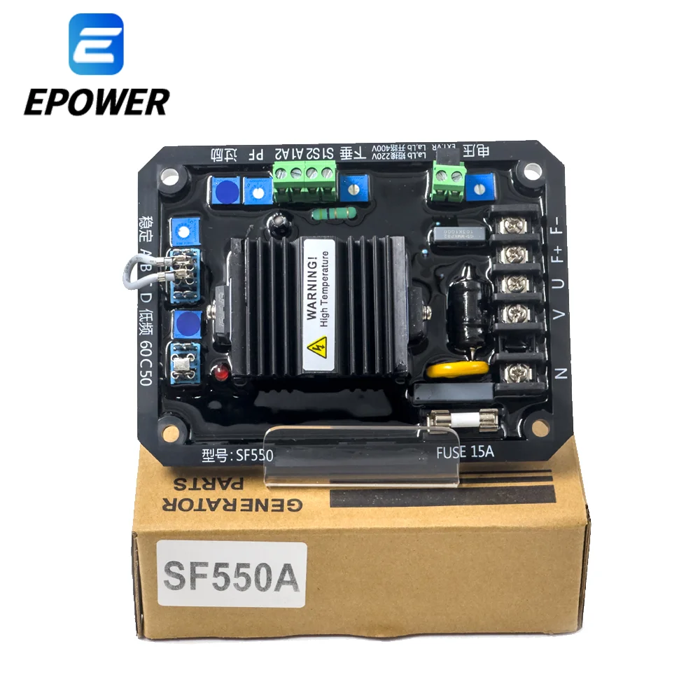 Brushless SF550A diesel generator AVR automatic voltage regulator regulator voltage regulator direct plate manufacturers