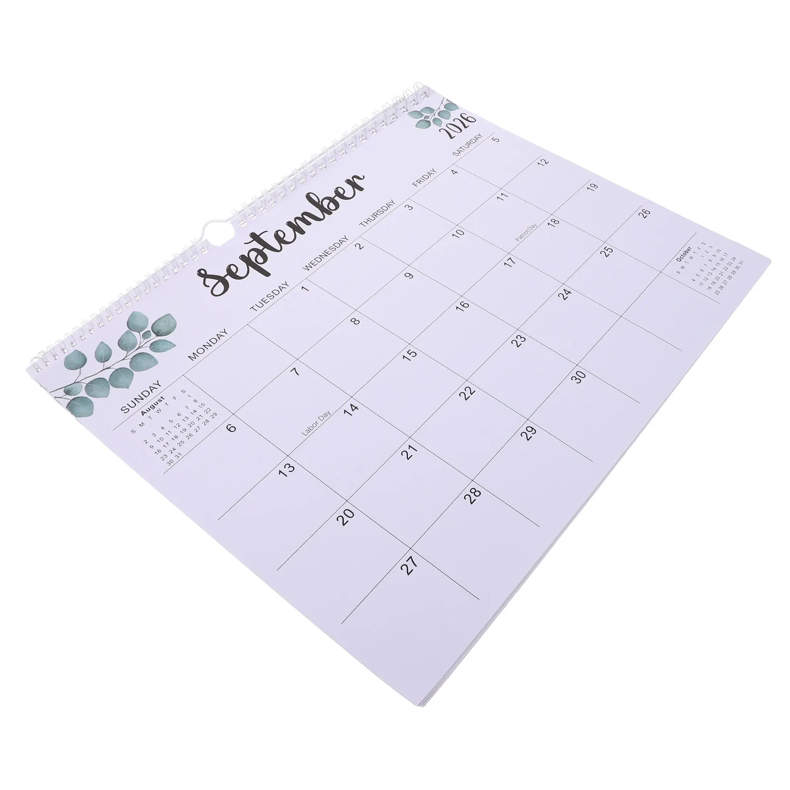 

Настенный календарь с январем 2026 по июнь 2027 г., на спирали, современный ежедневный планировщик для дома и офиса, ежемесячный планировщик на 18 месяцев