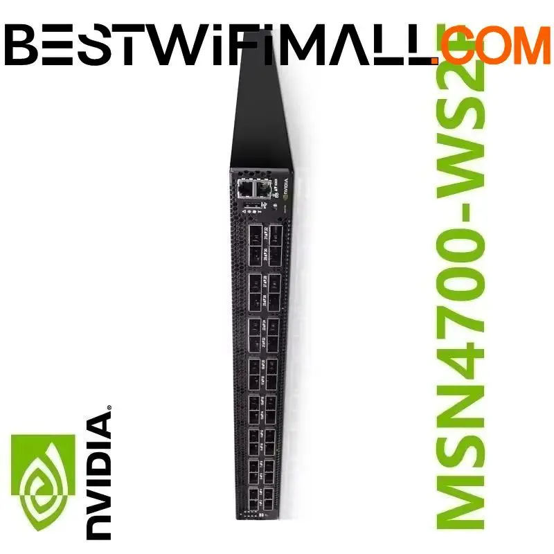 

NVIDIA Mellanox MSN4700-WS2F QSFPDD Spectrum-3 400GbE 1U Open Ethernet Switch Onyx System 32x400GbE