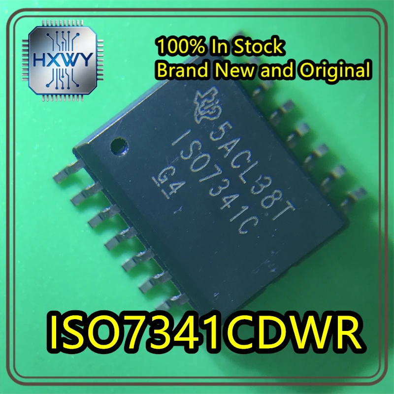 (5/20 Pieces) ISO7341CDWR Silk-Screened ISO7341C SOIC-16 Digital Isolator Chip, Brand New Original Stock, Electronic Equipment